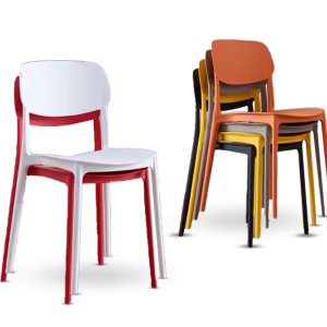 Plastic Chair XY-0003-O/G/C/B